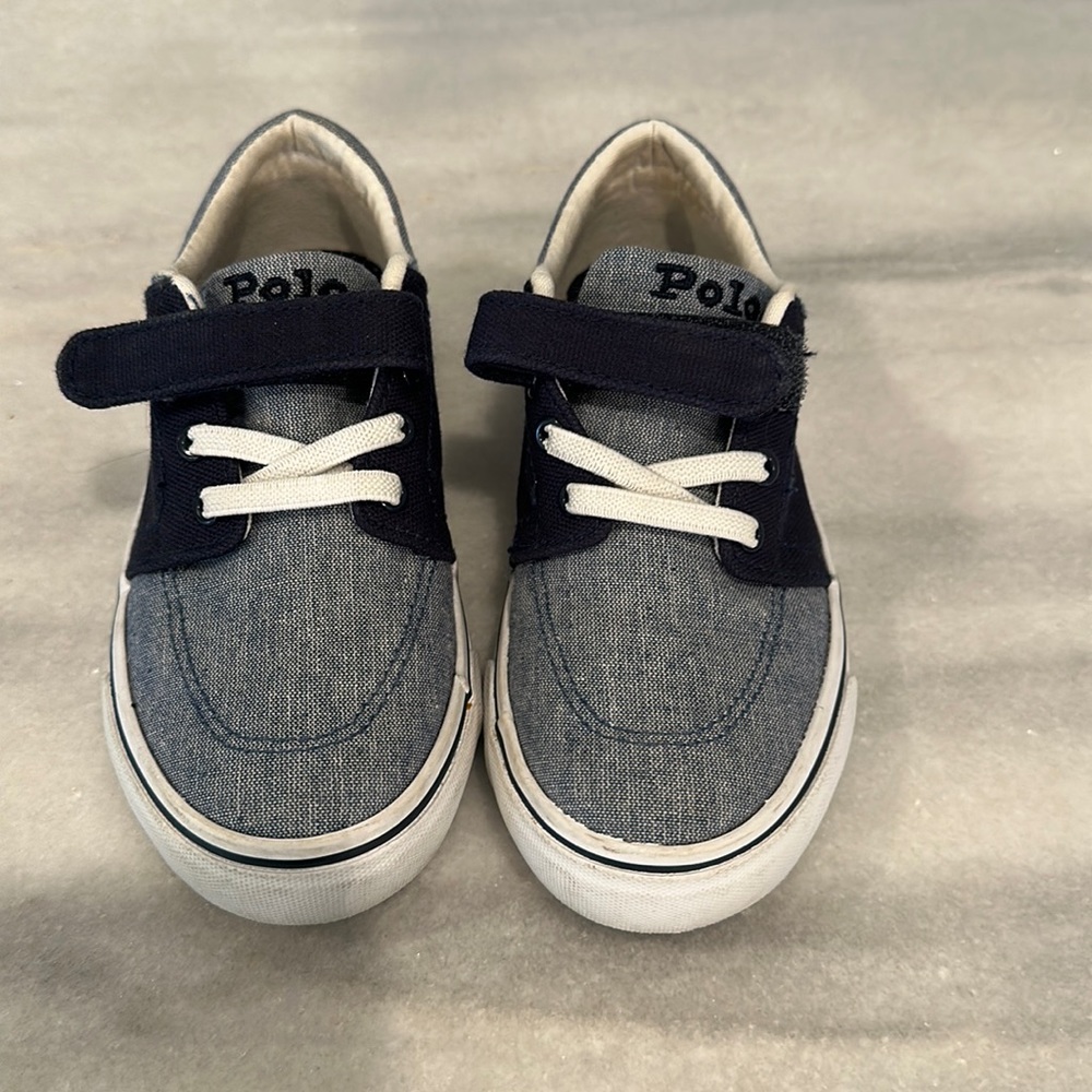 POLO BOYS BOAT SHOES 10